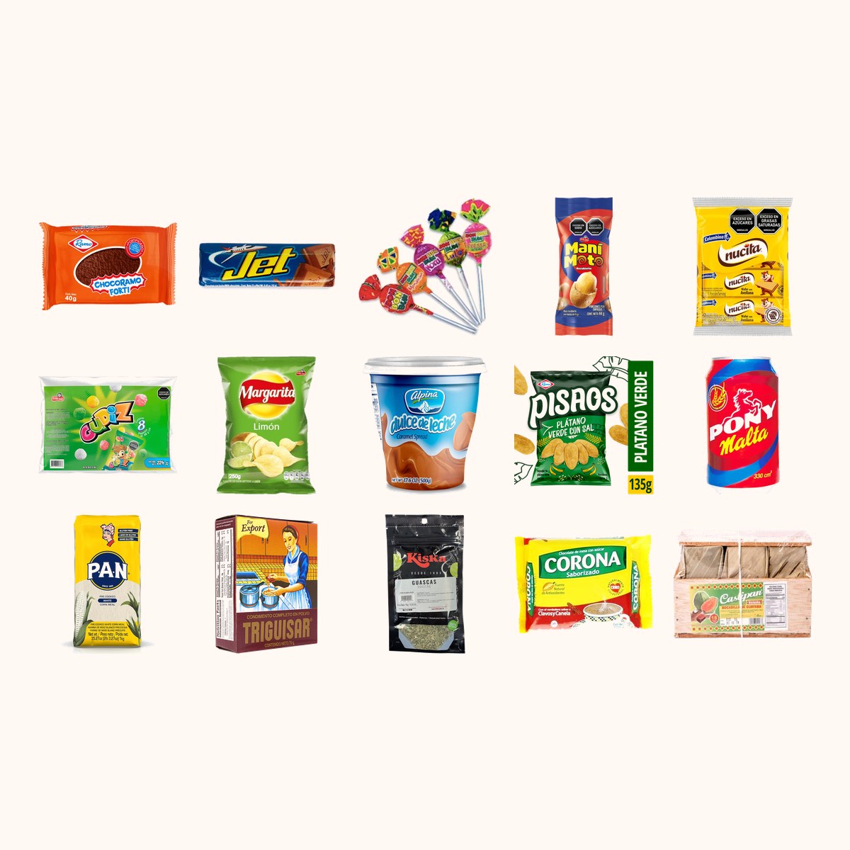 Caja Familia — 15 productos colombianos