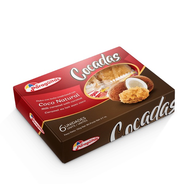 Cocadas de Coco Natural — Caja x6 (132 g)