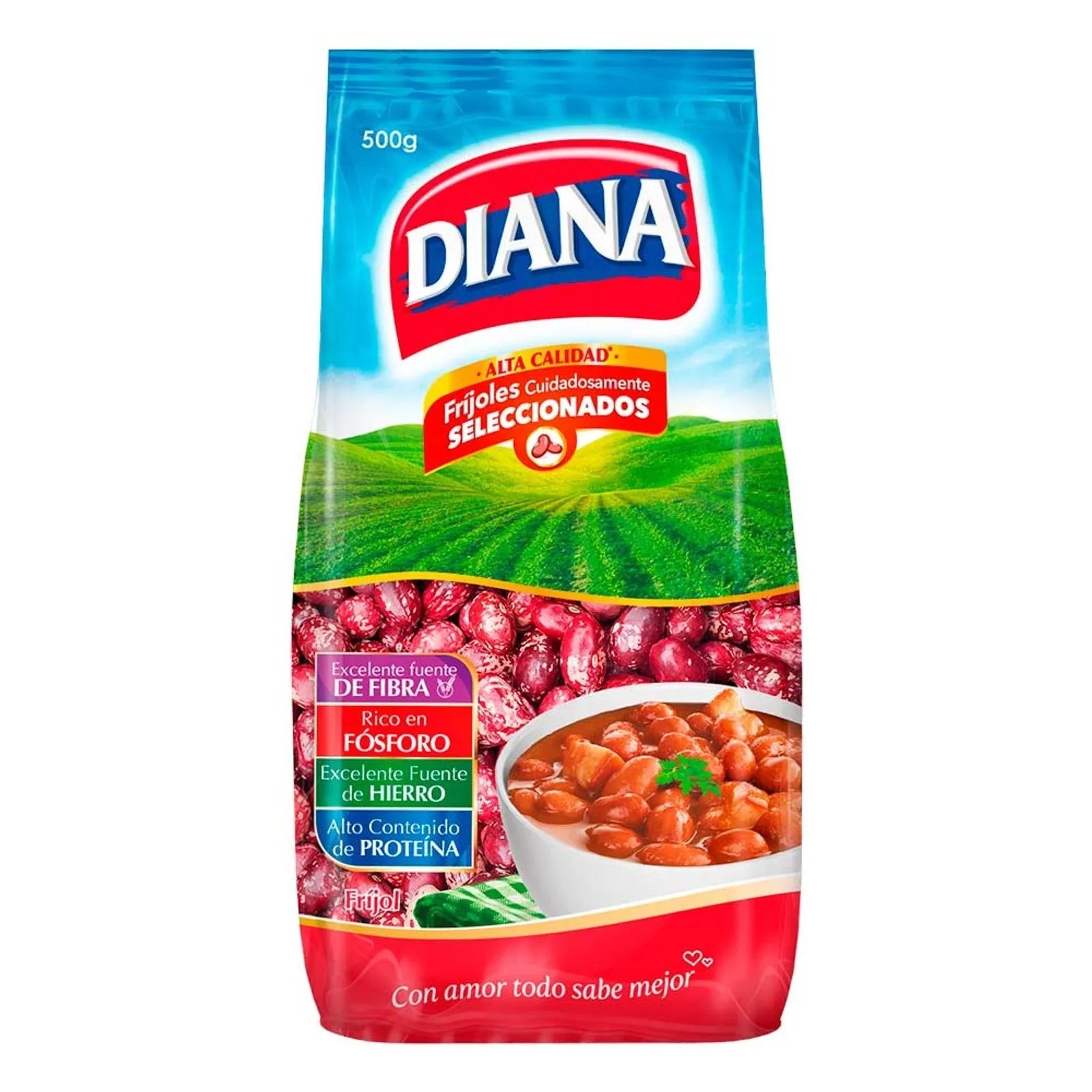 Frijol Diana Cargamanto Rojo — 500 g