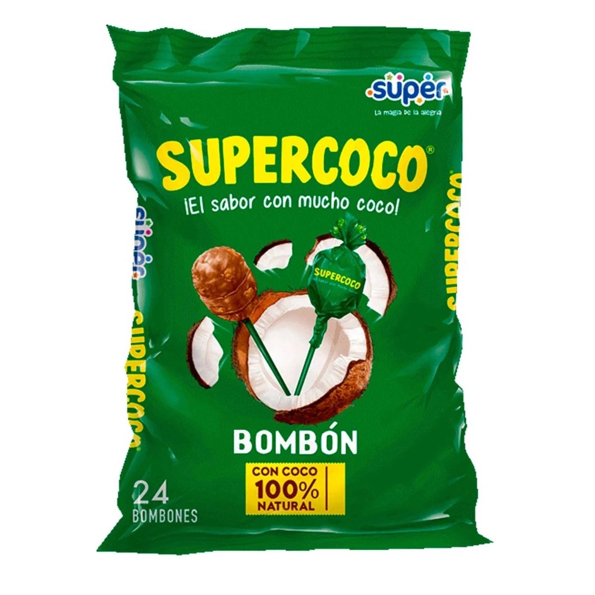 Supercoco Bombón — Bolsa x24 (360 g)